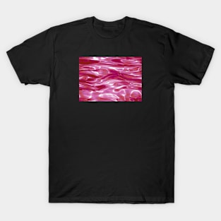 Lesbian Pride Shining Rippling Water Pattern T-Shirt